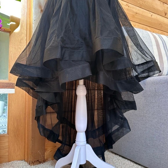 Speechless Black Whimsygoth Lace High Low Dress | Sheer Tulle Prom | Women’s S - Picture 12 of 14